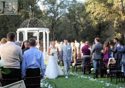 outdoor wedding venue ceremony at the gazebo