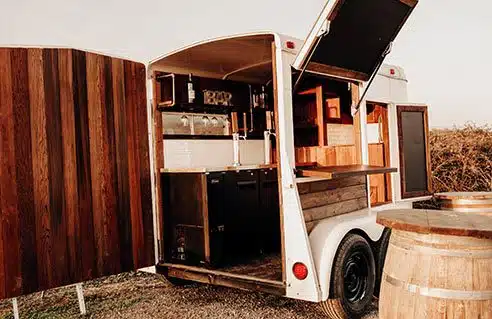 The Drunken Burro trailer ready for customers