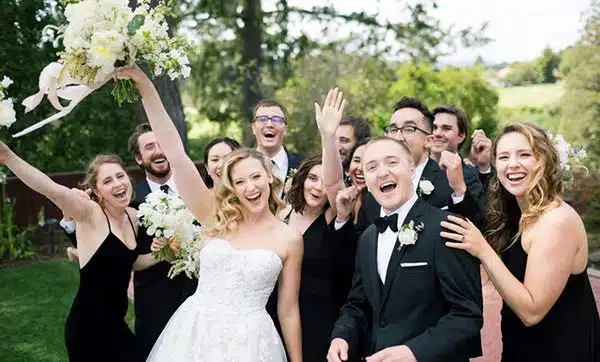 Wedding party photo by Still Musician