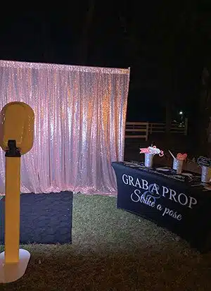 The Salsa Digital Photo Booth, owned by Music Xpress