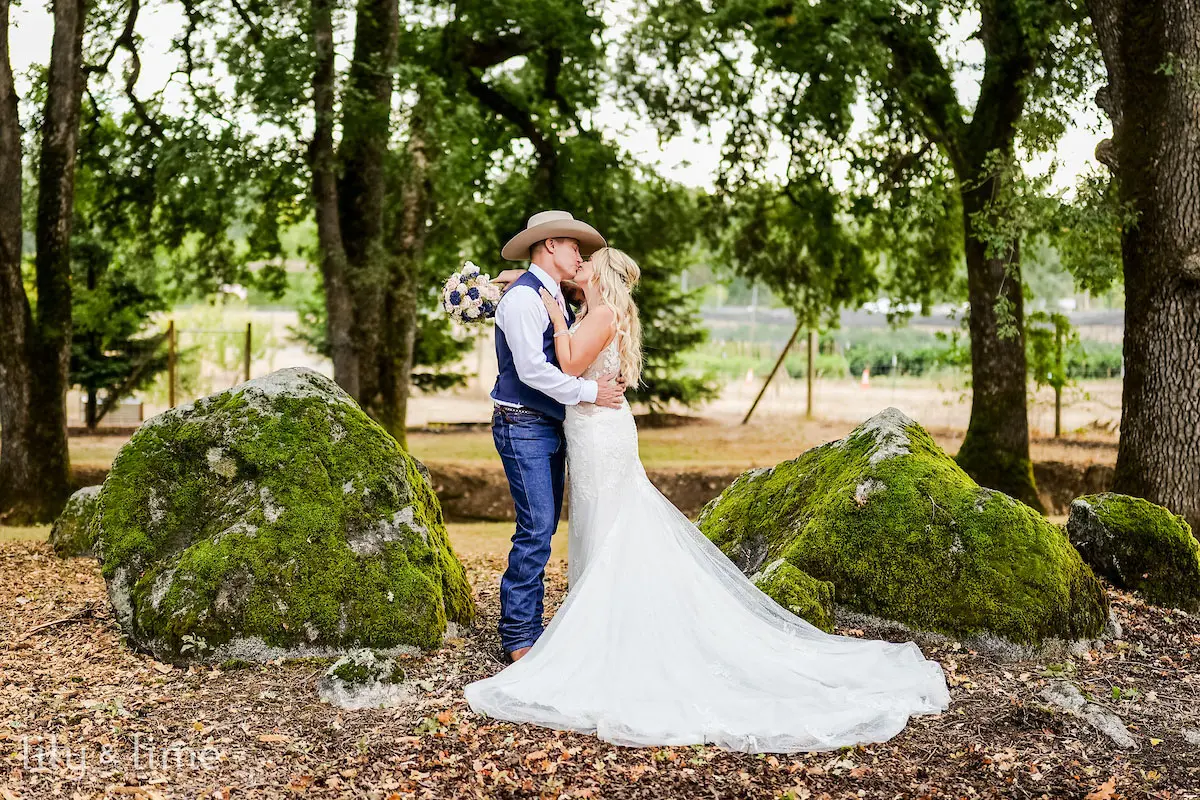 Kimber and Alex September wedding at Rough and Ready Vineyards