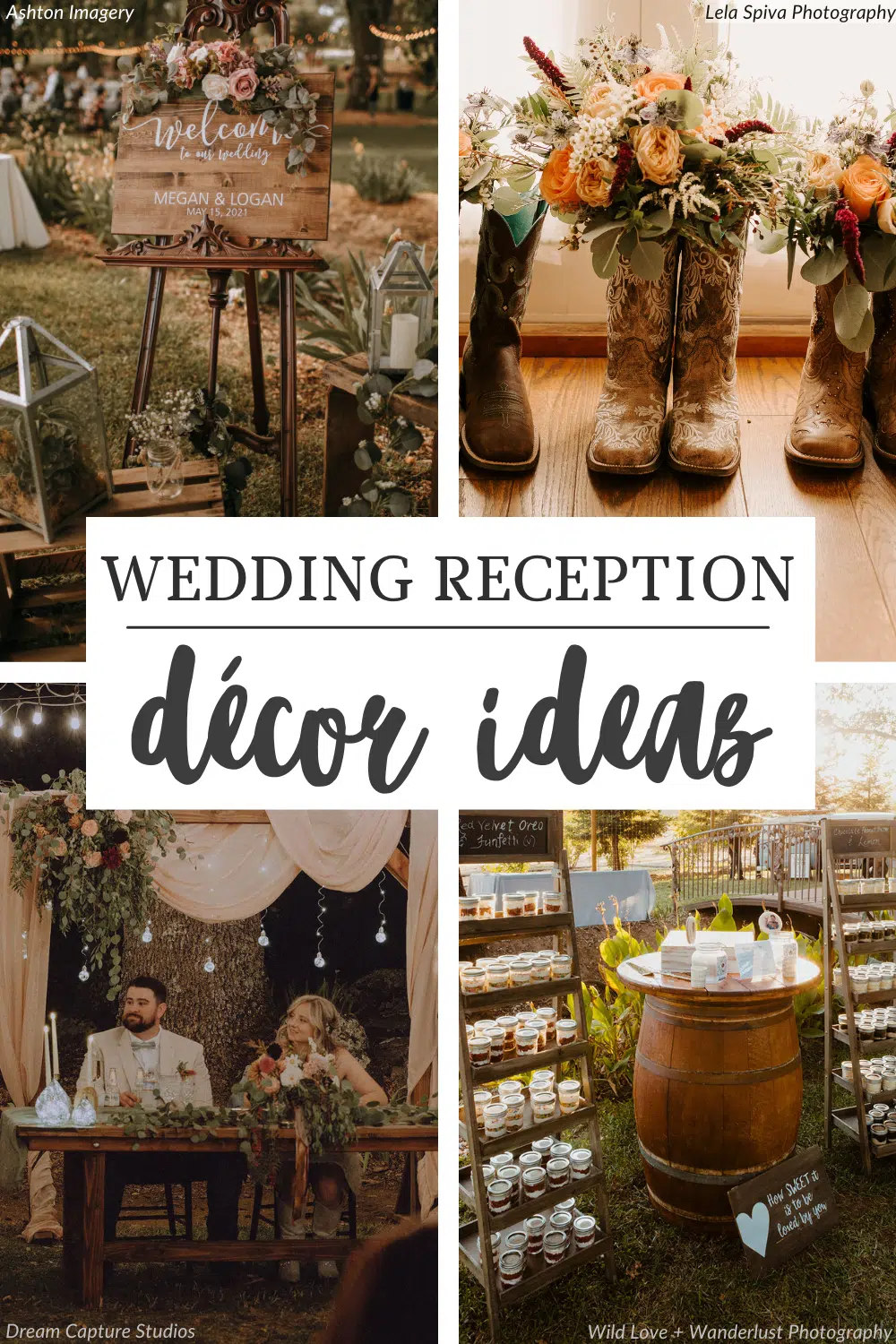 wedding reception decor ideas Pinterest Pin