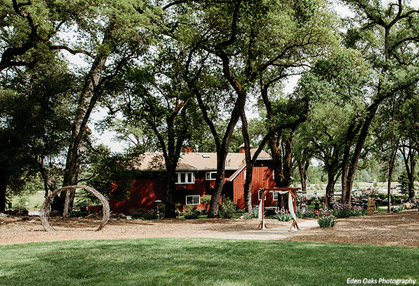 Rough & Ready Vineyards Guesthouse before a wedding. Photo by Eden Oaks Photography