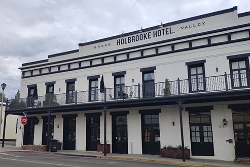 Historic Holbrooke Hotel in downtown Grass Valley