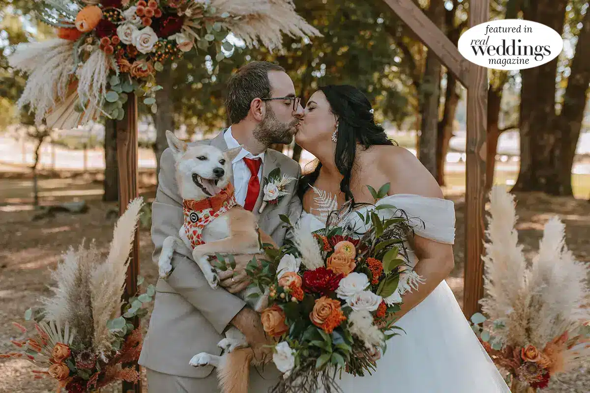 featured wedding Teressa and Jannis are also featured in real wedding magazine