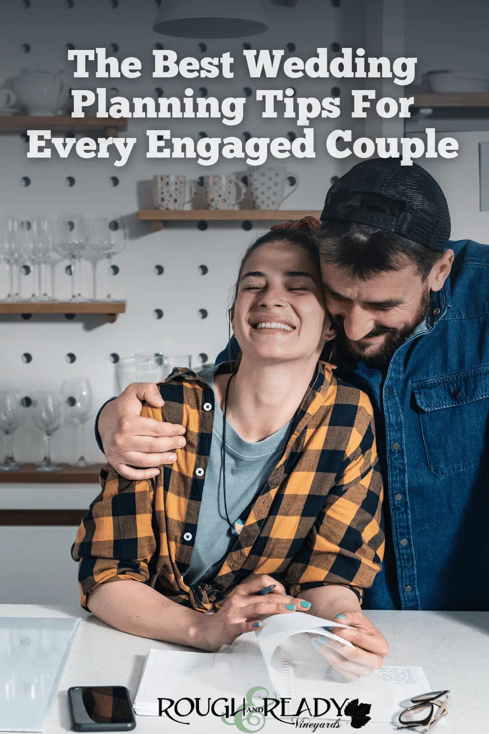 Pinterest pin about wedding planning tips and tricks